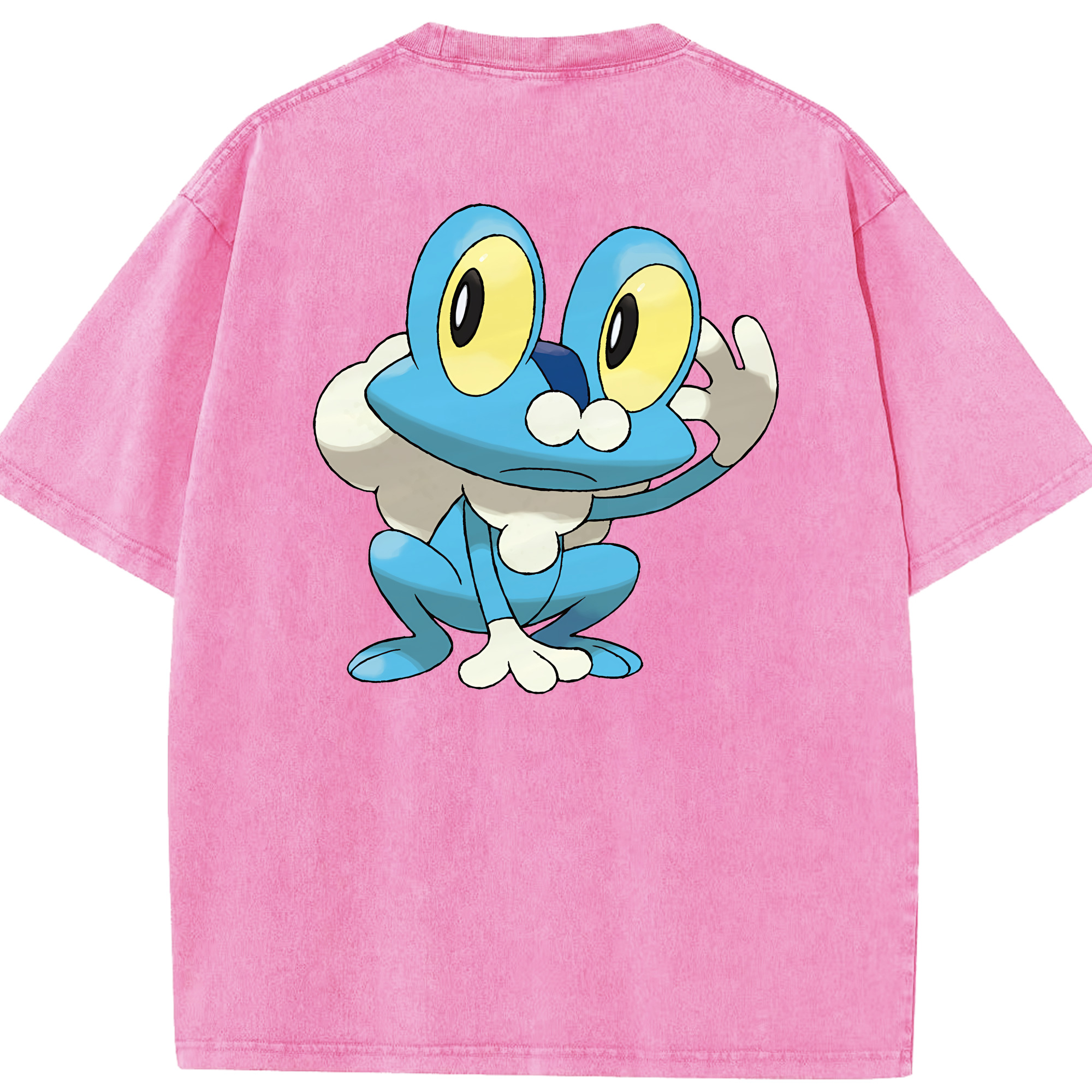 （画像用） ポケットモンスター Pokémon 綿100% ヴィンテージ風 半袖Tシャツ（背面プリント）